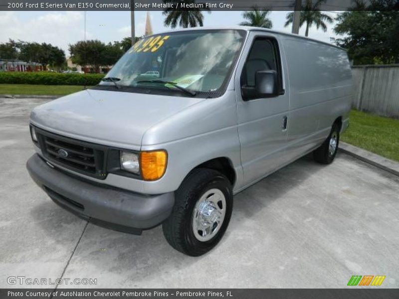Silver Metallic / Medium Flint Grey 2006 Ford E Series Van E150 Commercial