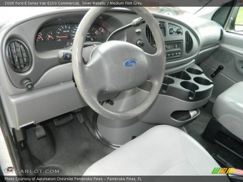 Silver Metallic / Medium Flint Grey 2006 Ford E Series Van E150 Commercial