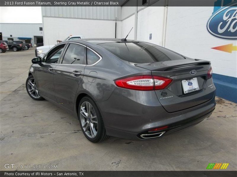 Sterling Gray Metallic / Charcoal Black 2013 Ford Fusion Titanium