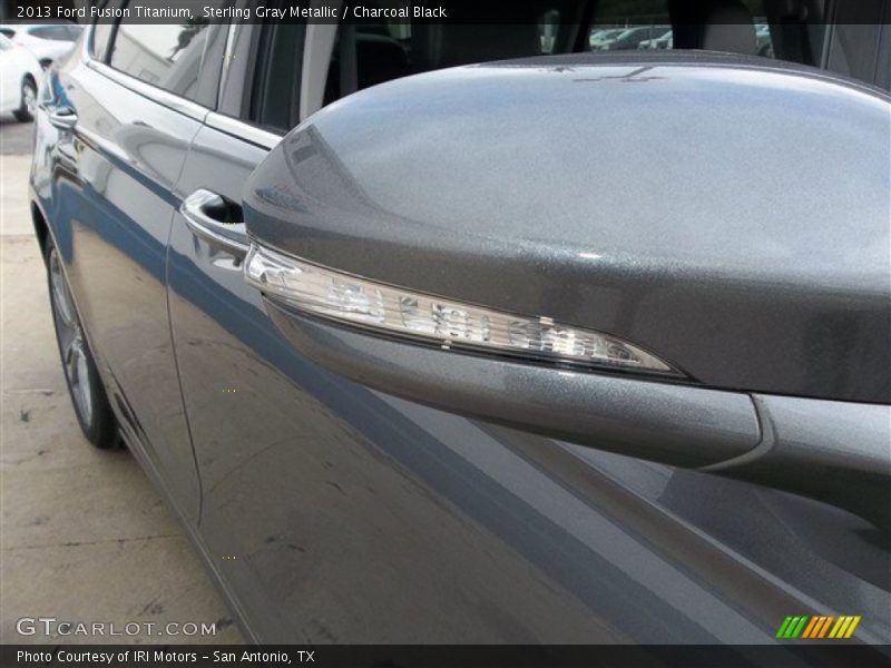 Sterling Gray Metallic / Charcoal Black 2013 Ford Fusion Titanium