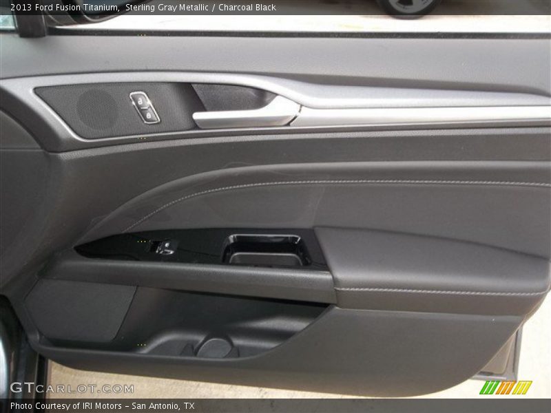 Sterling Gray Metallic / Charcoal Black 2013 Ford Fusion Titanium