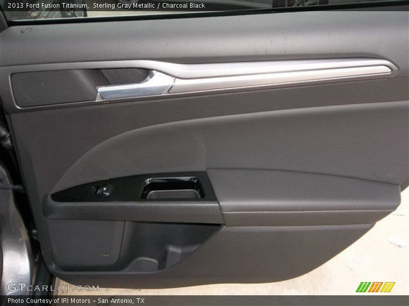 Sterling Gray Metallic / Charcoal Black 2013 Ford Fusion Titanium