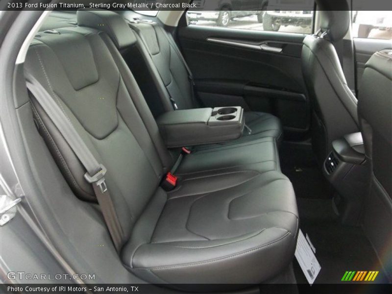 Sterling Gray Metallic / Charcoal Black 2013 Ford Fusion Titanium