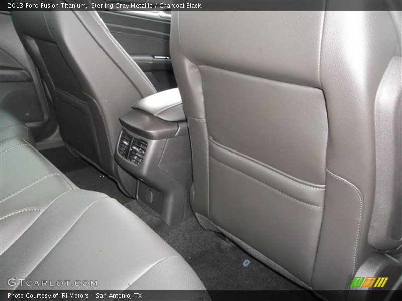 Sterling Gray Metallic / Charcoal Black 2013 Ford Fusion Titanium