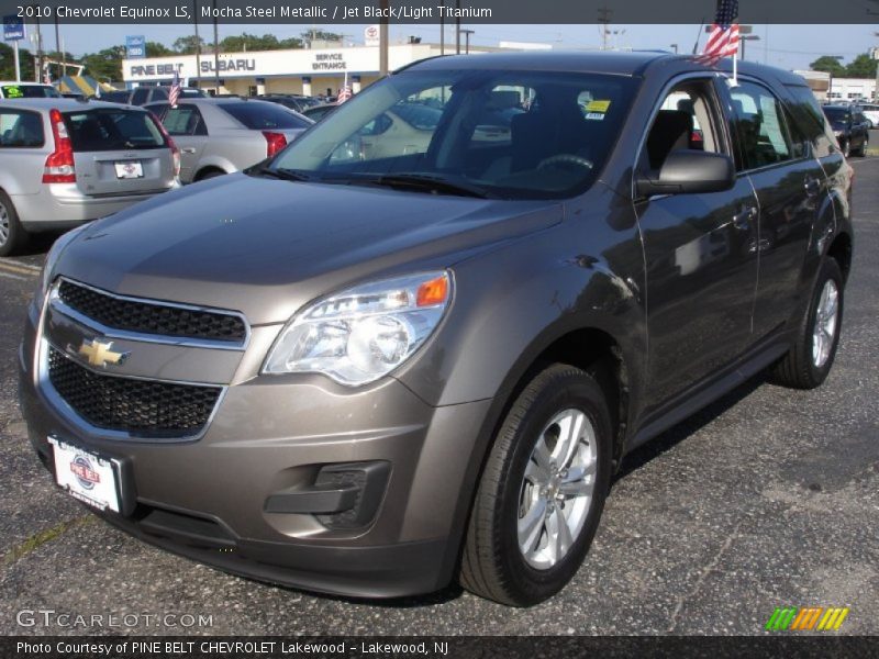 Mocha Steel Metallic / Jet Black/Light Titanium 2010 Chevrolet Equinox LS
