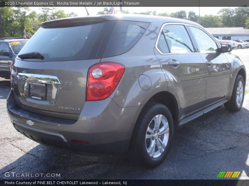 Mocha Steel Metallic / Jet Black/Light Titanium 2010 Chevrolet Equinox LS