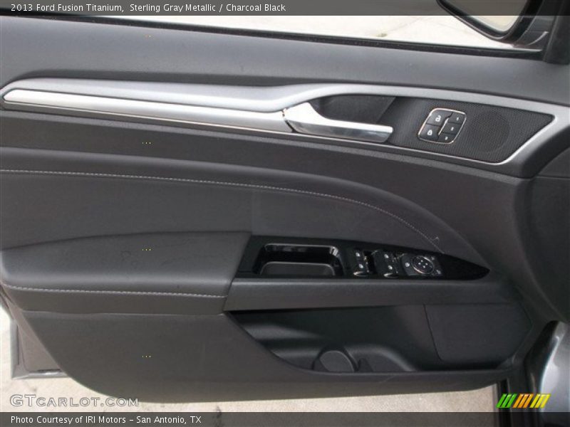 Sterling Gray Metallic / Charcoal Black 2013 Ford Fusion Titanium