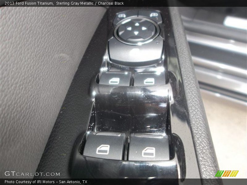 Sterling Gray Metallic / Charcoal Black 2013 Ford Fusion Titanium