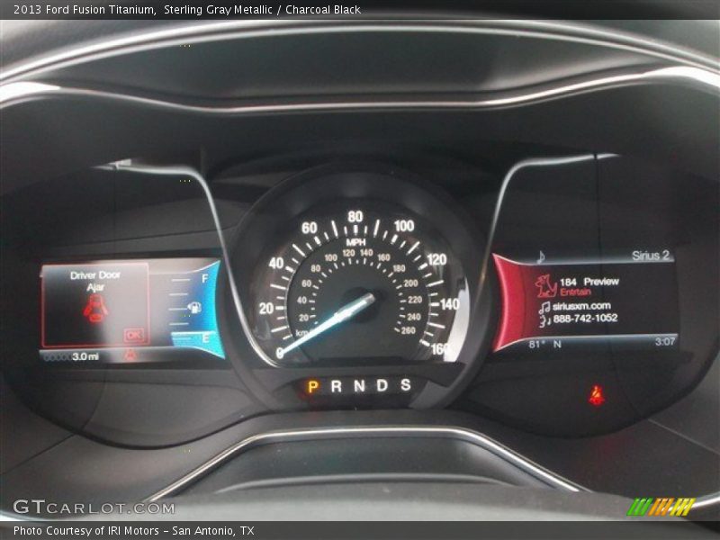 Sterling Gray Metallic / Charcoal Black 2013 Ford Fusion Titanium