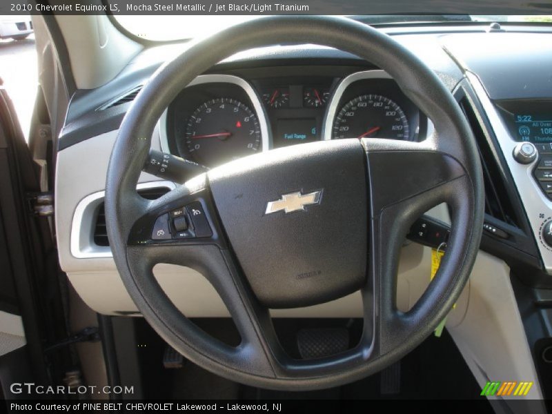 Mocha Steel Metallic / Jet Black/Light Titanium 2010 Chevrolet Equinox LS