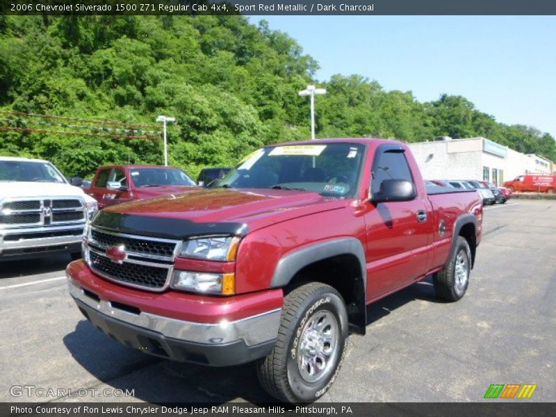 Sport Red Metallic / Dark Charcoal 2006 Chevrolet Silverado 1500 Z71 Regular Cab 4x4