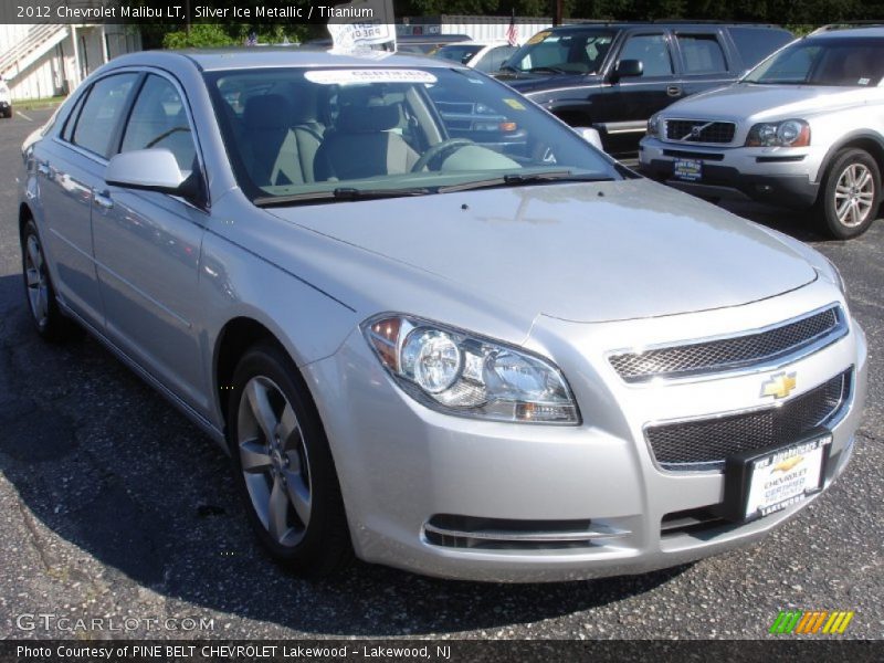 Silver Ice Metallic / Titanium 2012 Chevrolet Malibu LT