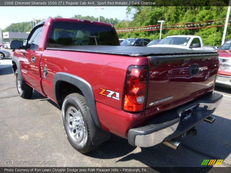 Sport Red Metallic / Dark Charcoal 2006 Chevrolet Silverado 1500 Z71 Regular Cab 4x4
