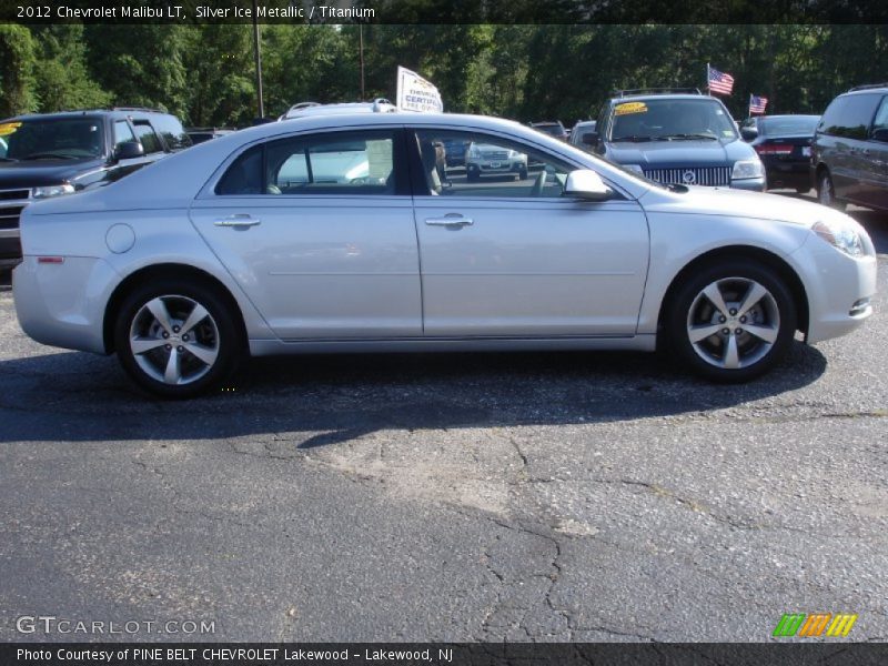 Silver Ice Metallic / Titanium 2012 Chevrolet Malibu LT