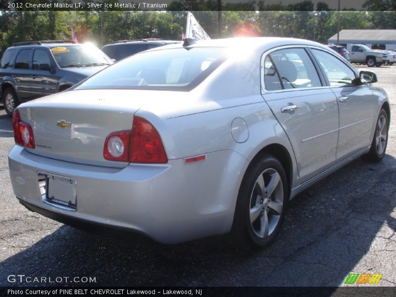 Silver Ice Metallic / Titanium 2012 Chevrolet Malibu LT