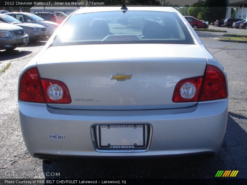 Silver Ice Metallic / Titanium 2012 Chevrolet Malibu LT