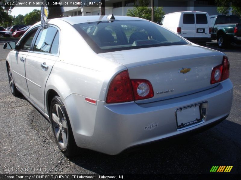 Silver Ice Metallic / Titanium 2012 Chevrolet Malibu LT