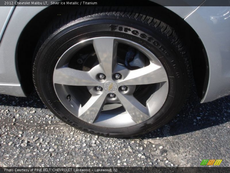 Silver Ice Metallic / Titanium 2012 Chevrolet Malibu LT