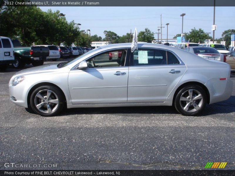 Silver Ice Metallic / Titanium 2012 Chevrolet Malibu LT