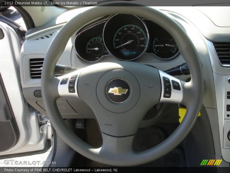 Silver Ice Metallic / Titanium 2012 Chevrolet Malibu LT