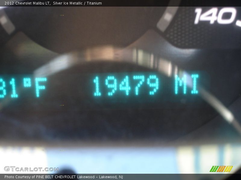 Silver Ice Metallic / Titanium 2012 Chevrolet Malibu LT