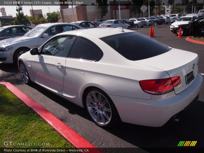 Alpine White / Black 2010 BMW 3 Series 335i Coupe
