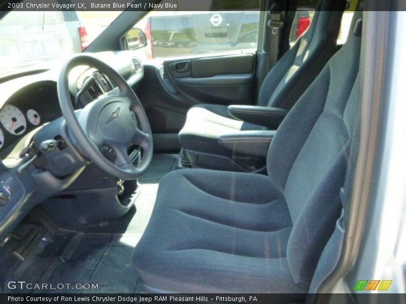 Front Seat of 2003 Voyager LX