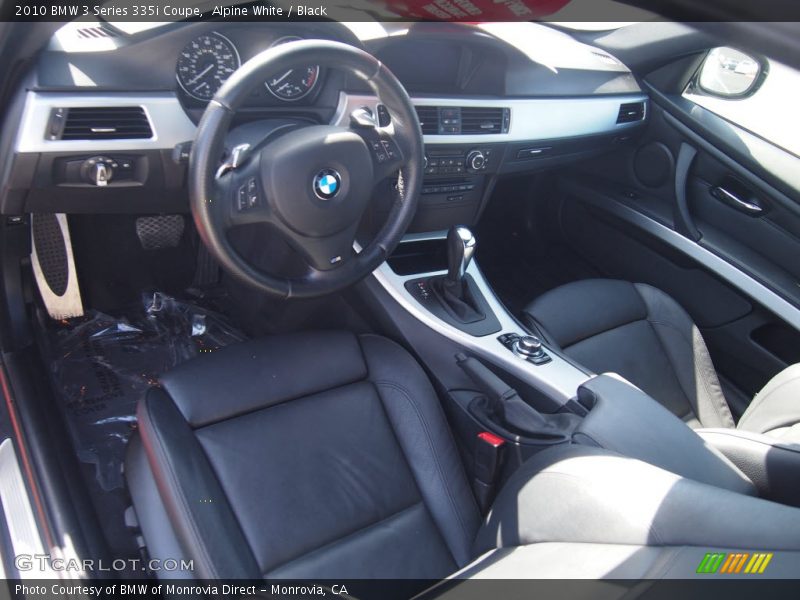 Alpine White / Black 2010 BMW 3 Series 335i Coupe