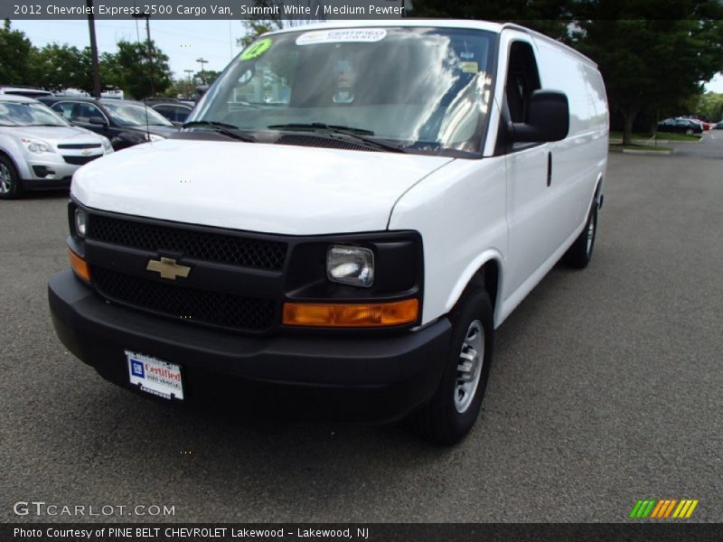 Summit White / Medium Pewter 2012 Chevrolet Express 2500 Cargo Van