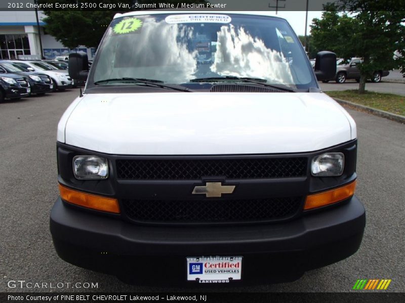 Summit White / Medium Pewter 2012 Chevrolet Express 2500 Cargo Van