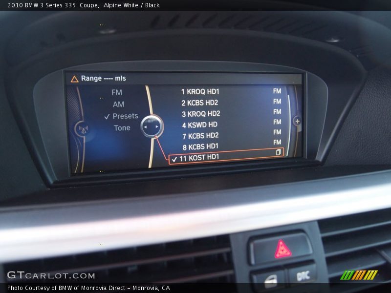 Alpine White / Black 2010 BMW 3 Series 335i Coupe