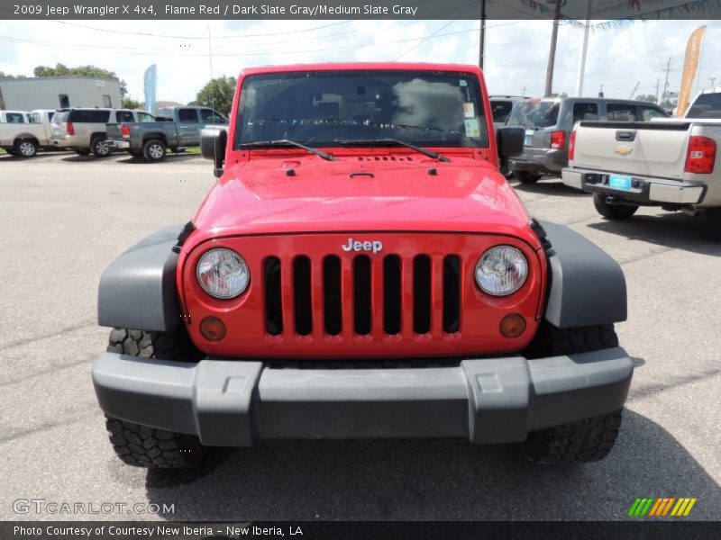 Flame Red / Dark Slate Gray/Medium Slate Gray 2009 Jeep Wrangler X 4x4