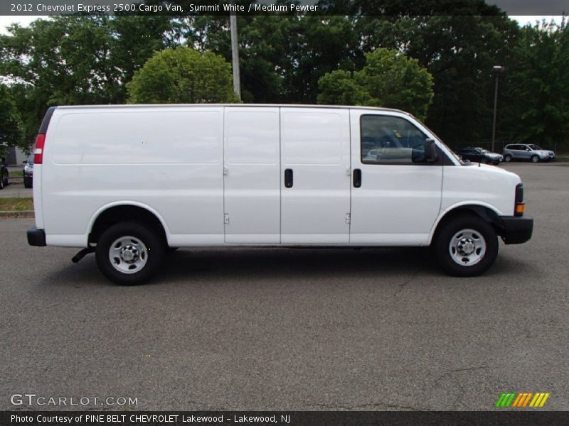 2012 Express 2500 Cargo Van Summit White