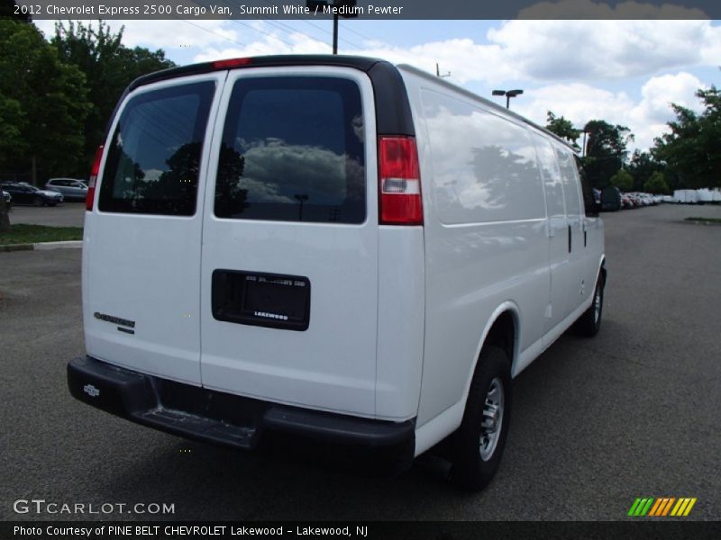 Summit White / Medium Pewter 2012 Chevrolet Express 2500 Cargo Van