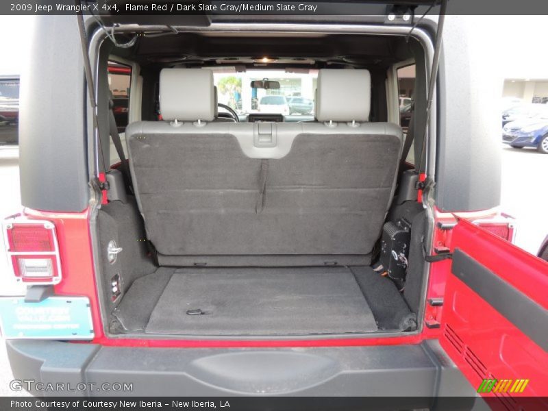 Flame Red / Dark Slate Gray/Medium Slate Gray 2009 Jeep Wrangler X 4x4