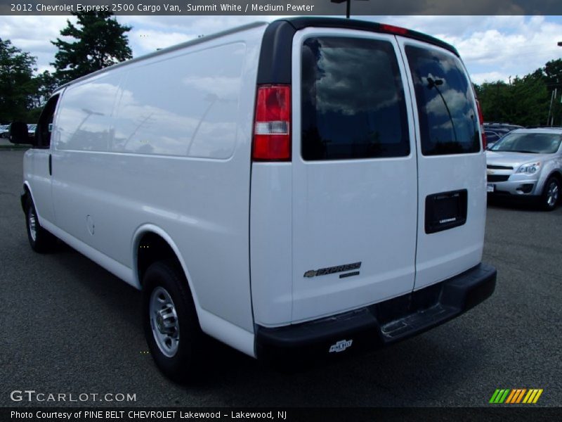 Summit White / Medium Pewter 2012 Chevrolet Express 2500 Cargo Van