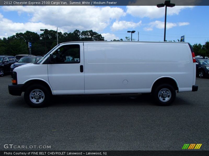 Summit White / Medium Pewter 2012 Chevrolet Express 2500 Cargo Van