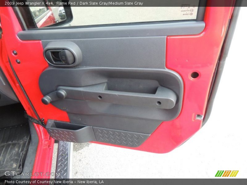Flame Red / Dark Slate Gray/Medium Slate Gray 2009 Jeep Wrangler X 4x4
