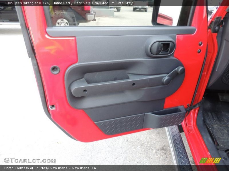 Flame Red / Dark Slate Gray/Medium Slate Gray 2009 Jeep Wrangler X 4x4