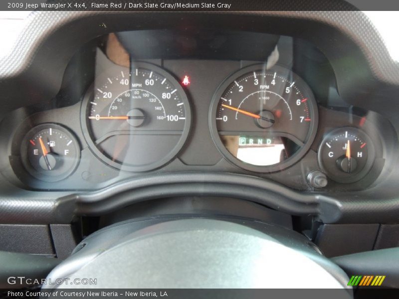 Flame Red / Dark Slate Gray/Medium Slate Gray 2009 Jeep Wrangler X 4x4