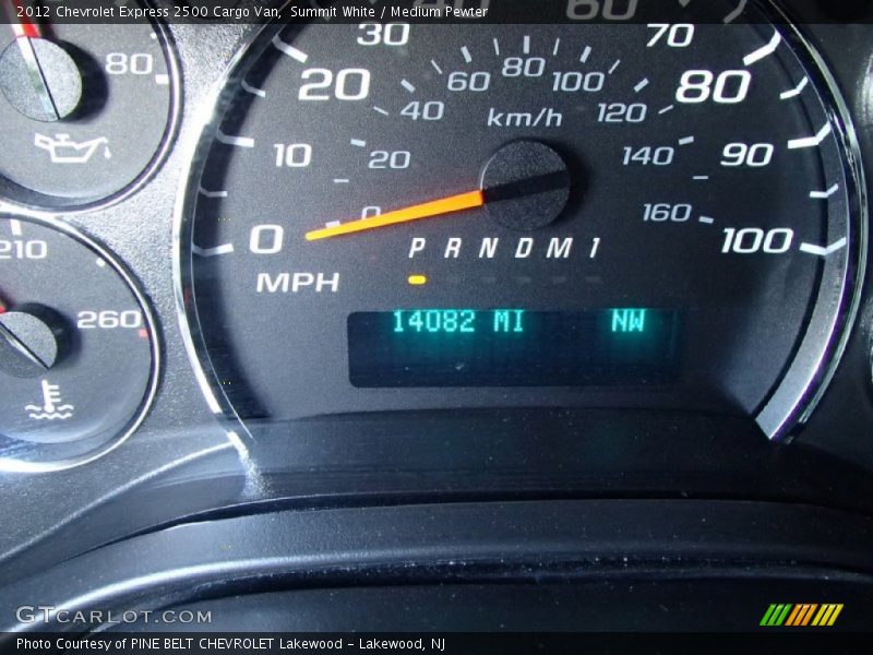 Summit White / Medium Pewter 2012 Chevrolet Express 2500 Cargo Van