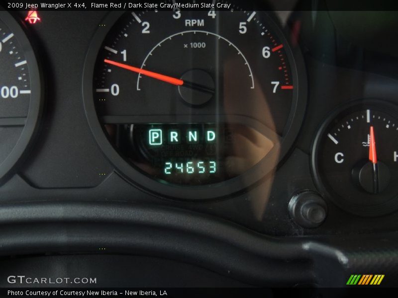 Flame Red / Dark Slate Gray/Medium Slate Gray 2009 Jeep Wrangler X 4x4