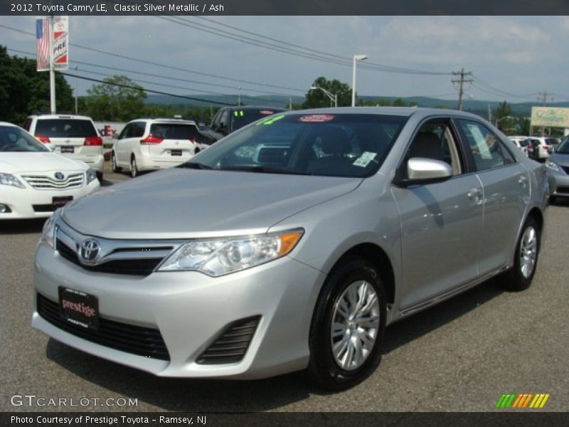 Classic Silver Metallic / Ash 2012 Toyota Camry LE