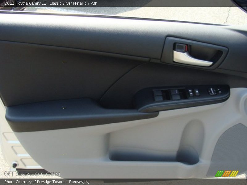 Classic Silver Metallic / Ash 2012 Toyota Camry LE