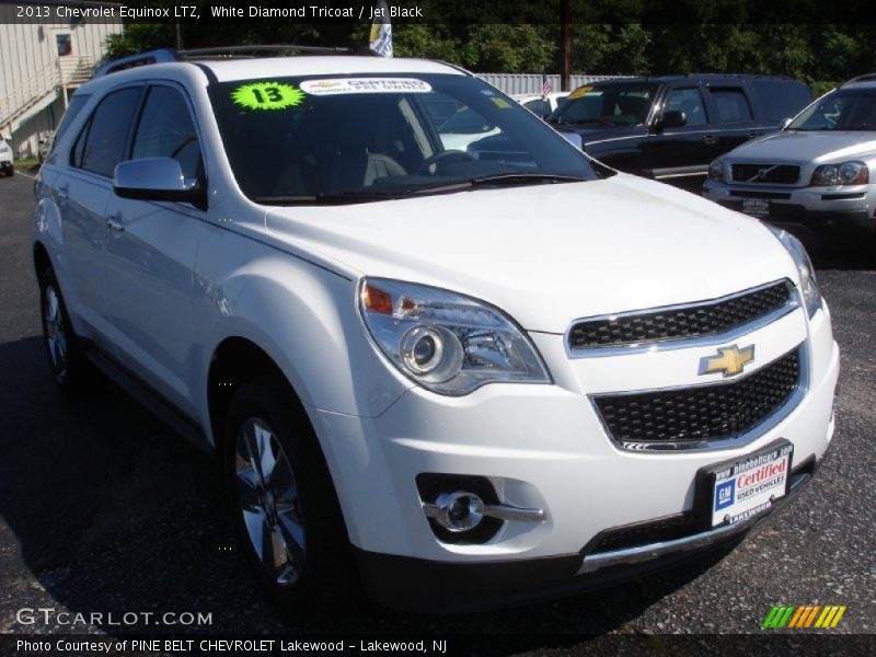 White Diamond Tricoat / Jet Black 2013 Chevrolet Equinox LTZ