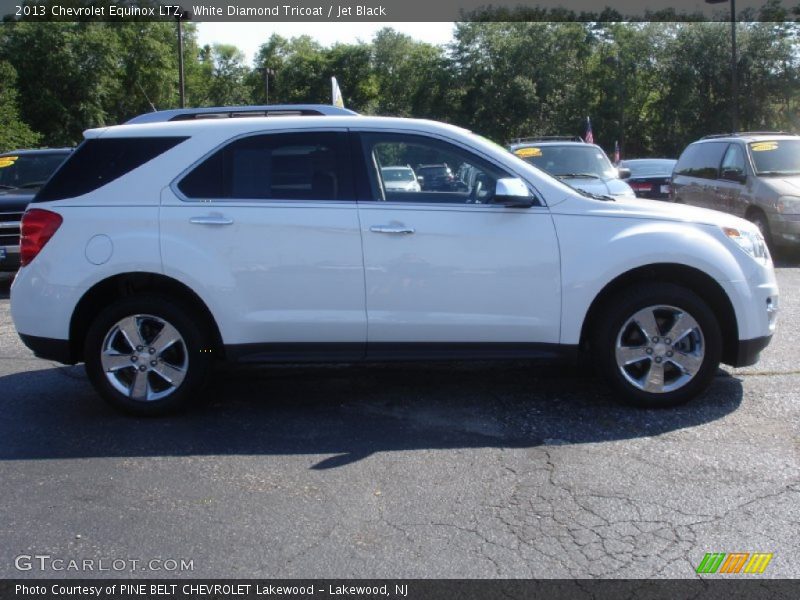 White Diamond Tricoat / Jet Black 2013 Chevrolet Equinox LTZ