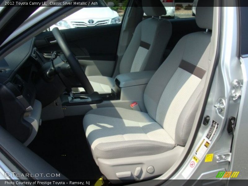 Classic Silver Metallic / Ash 2012 Toyota Camry LE