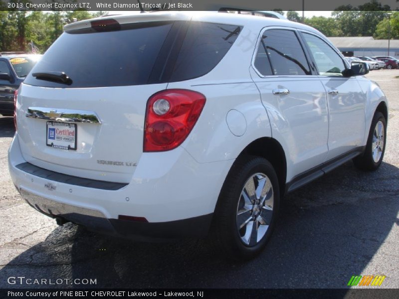 White Diamond Tricoat / Jet Black 2013 Chevrolet Equinox LTZ