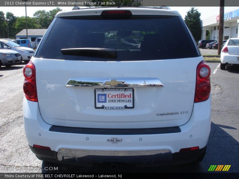 White Diamond Tricoat / Jet Black 2013 Chevrolet Equinox LTZ