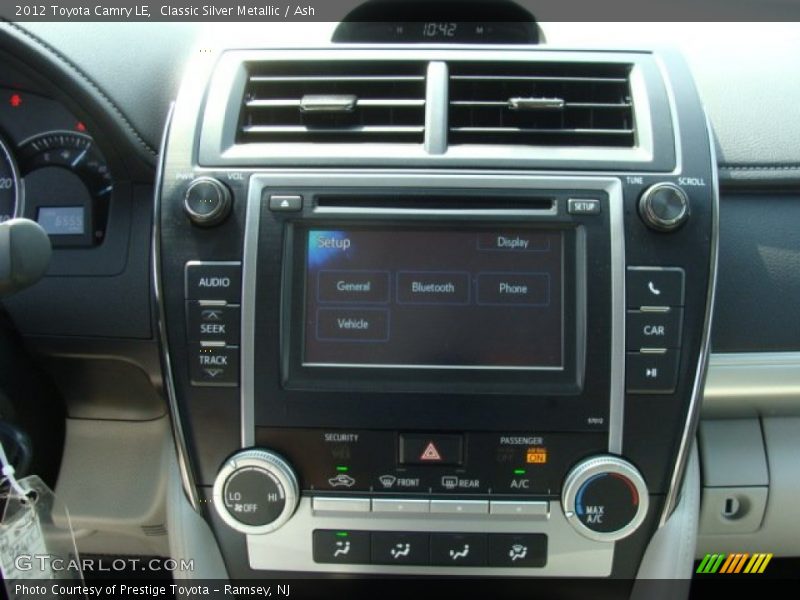 Classic Silver Metallic / Ash 2012 Toyota Camry LE